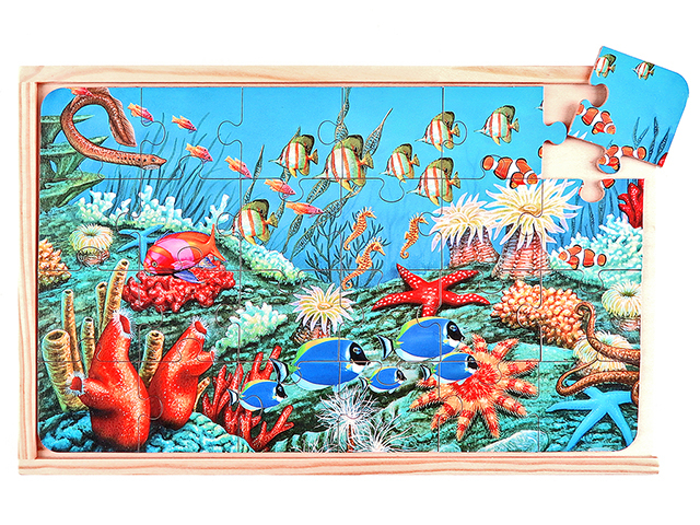 Okyanus Canlıları Ahşap Puzzle